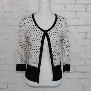 White House Black Market Polka Dot Sweater
